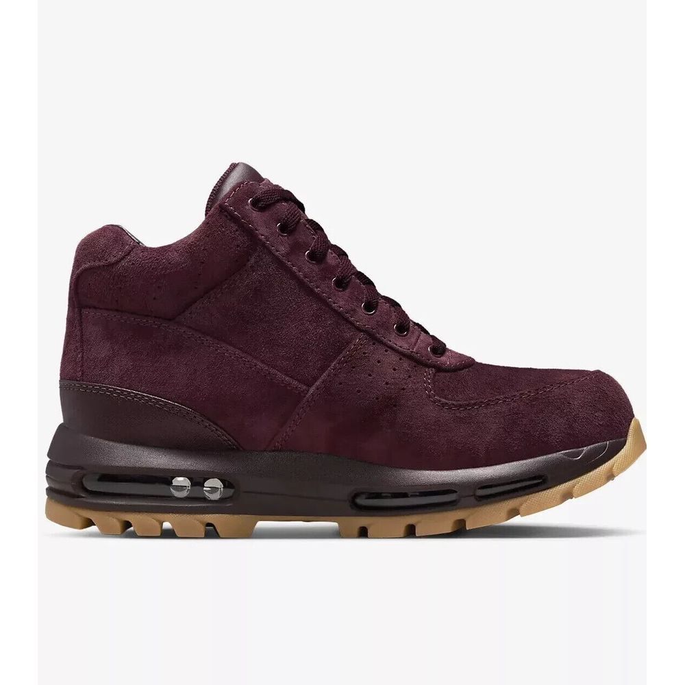 Nike Air Max Goadome‎ Men's 10.5 Boots Deep Burgundy Gum Medium Brown 865031-602 - Picture 2 of 8
